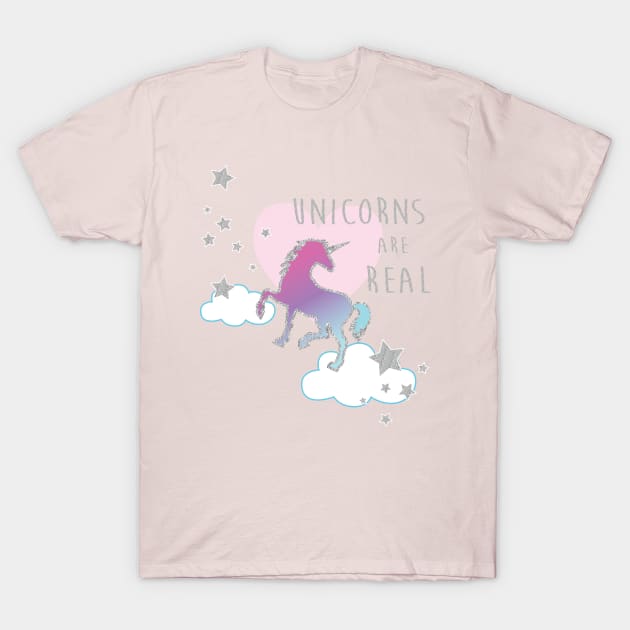 Unicorns are Real T-Shirt by ART_BY_RYAN